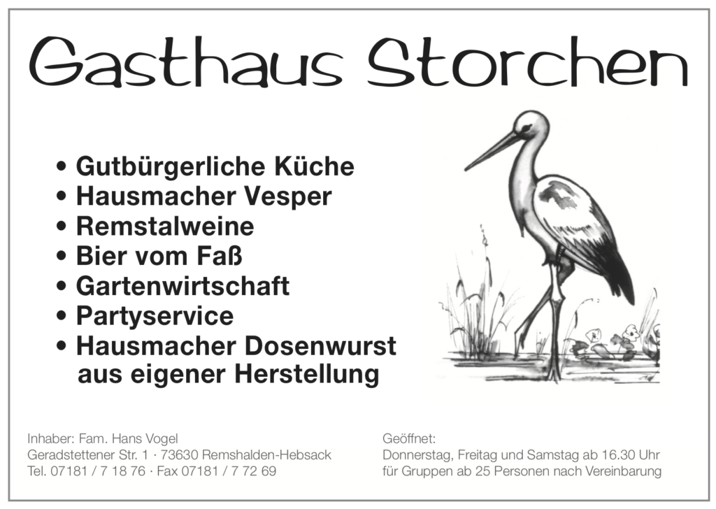 Logo Gasthaus Storchen